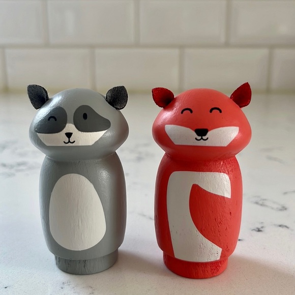 Hearth & Hand with Magnolia Toy Woodland Animal Figurine Set - Picture 12 of 15